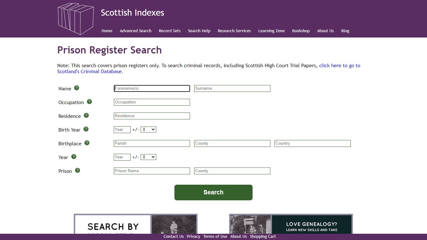 Scottish Indexes - Helping you trace your Scottish family tree